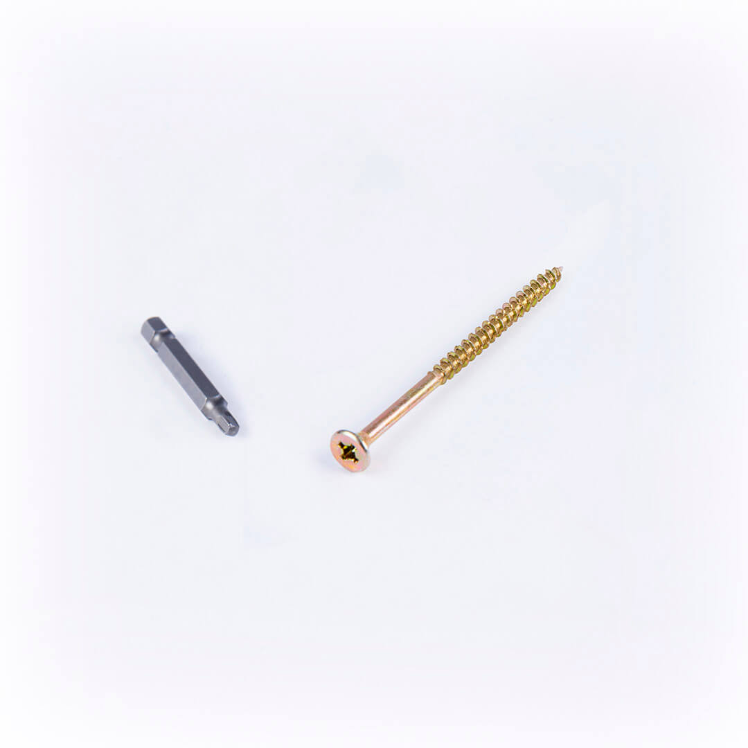 KTX Gold Premium Professional Woodscrew - 5 x 80mm