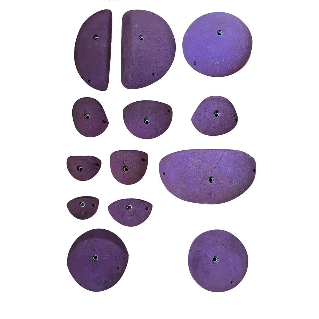 Used Rockcity holds - RC001- Purple