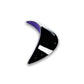 Basic Crescent 105 600mm - Black Ice