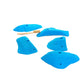 5 slopy edged climbing holds